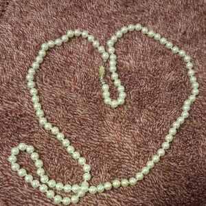 Classic Ivory Pearl Strand Necklace - Elegant Women’s Jewelry